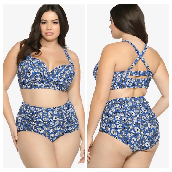 torrid Other - Torrid sugar skull high waisted push-up bikini